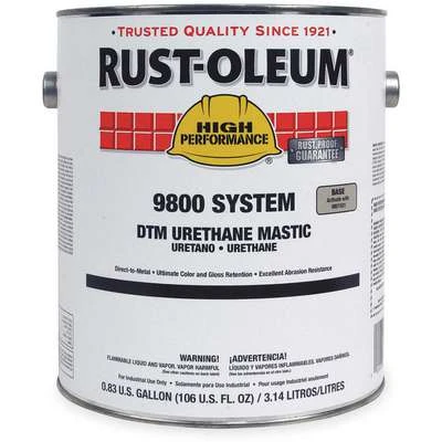 Rust-Oleum Black Urethane Mastic Coating, Gloss Finish, 160 To 280 Sq. Ft./gal. Coverage, Size: 1 Gal.