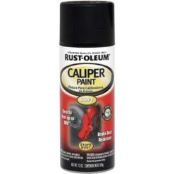 Rust-Oleum Spray Paint: Black, 12 Oz. Net Wt, Gloss, 10 To 12 Sq Ft. Coverage