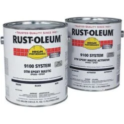 Rust-Oleum White Epoxy Activator And Finish Kit, Semi-Gloss Finish, 125 To 200 Sq. Ft./gal. Coverage, Size: (2)