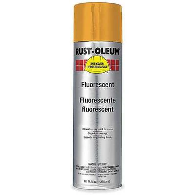 Rust-Oleum High Performance Rust Preventative Spray Paint Fluorescent Fluorescent Orange For Metal, Steel, 1