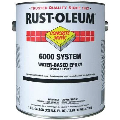 Rust-Oleum High Gloss Polyamine Epoxy Floor Coating, Clear, 1 Gal.