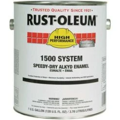 Rust-Oleum Speed Dry Enamel: For Metal, Gray, 1 Gal Size, Oil, Less Than 600g/L