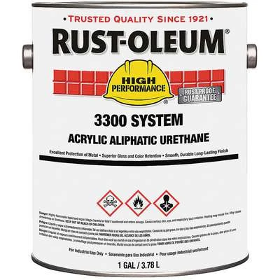 Rust-Oleum Safety Red Urethane Finish, Gloss Finish, 260 To 620 Sq. Ft./gal Coverage, Size: 1 Gal.