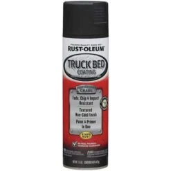 Rust-Oleum Truck Bed Coating, Black, 15 Oz. Container Size, 7 Sq Ft. Coverage, Textured