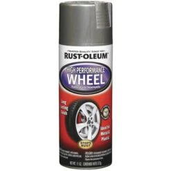 Rust-Oleum Wheel Paint: Wheel Paint, Exterior, Aluminum/Metallic, Metal/Plastic, Solvent, Acrylic