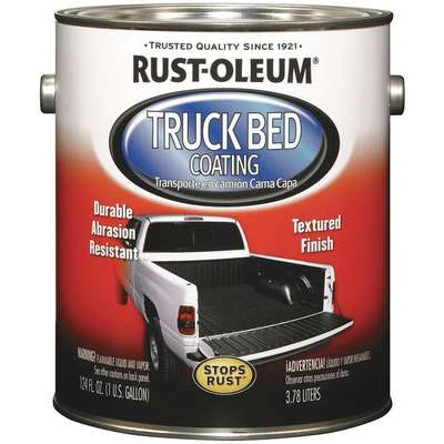 Rust-Oleum Truck Bed Coating, Black, 1 Gal Container Size, 140 To 160 Sq Ft. Coverage, Textured