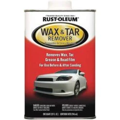 Rust-Oleum Wax And Tar Remover, 1 Qt, Solvent, 4.7g/L