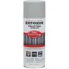 Rust-Oleum Industrial Choice Spray Paint Flat Galvanized Zinc For Masonry, Metal, Plastic, Wood, 14 Oz.
