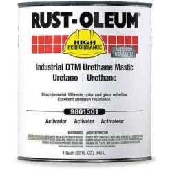 Rust-Oleum Urethane Mastic Activator: Urethane Mastic, Activator, Solvent, 9800, 1 Qt Container Size