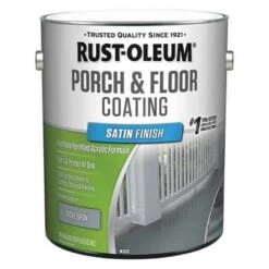 Rust-Oleum Satin Urethane Modified Acrylic Floor Coating, Dove Gray, 1 Gal