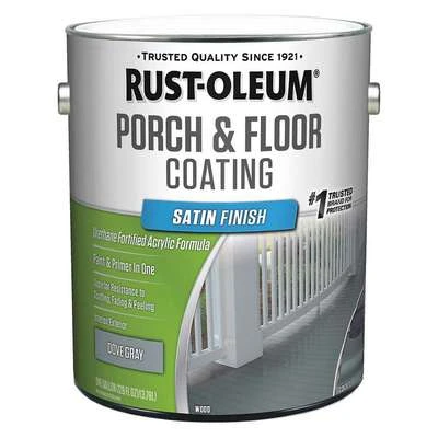 Rust-Oleum Satin Urethane Modified Acrylic Floor Coating, Dove Gray, 1 Gal