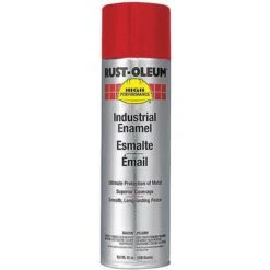 Rust-Oleum High Performance Rust Preventative Spray Paint Gloss Safety Red For Metal, Steel, 15 Oz.
