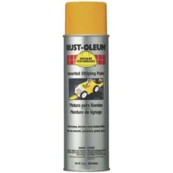 Rust-Oleum Rustoleum Inverted Tip Striping Paint, 15 Oz., Yellow