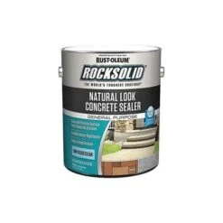 Rust-Oleum Sealer: Base, Water, Clear, 1 Gal Container Size, Rock Solid, Can
