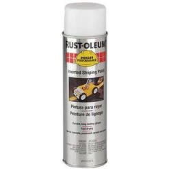Rust-Oleum Rustoleum Inverted Tip Striping Paint, 18 Oz., White