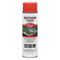 Rust-Oleum Athletic Field Striping Paint: Inverted Paint Dispensing, Orange, 20 Oz.