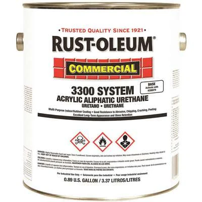 Rust-Oleum Safety Yellow Urethane Finish, Gloss Finish, 260 To 620 Sq. Ft./gal Coverage, Size: 1 Gal.