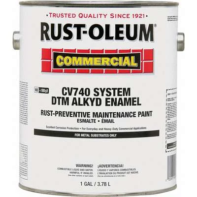 Rust-Oleum Interior/Exterior Paint: For Metal, White, 1 Gal Size, Oil, Less Than 100g/L, 24 Hr Dry Time Recoat - Image 2