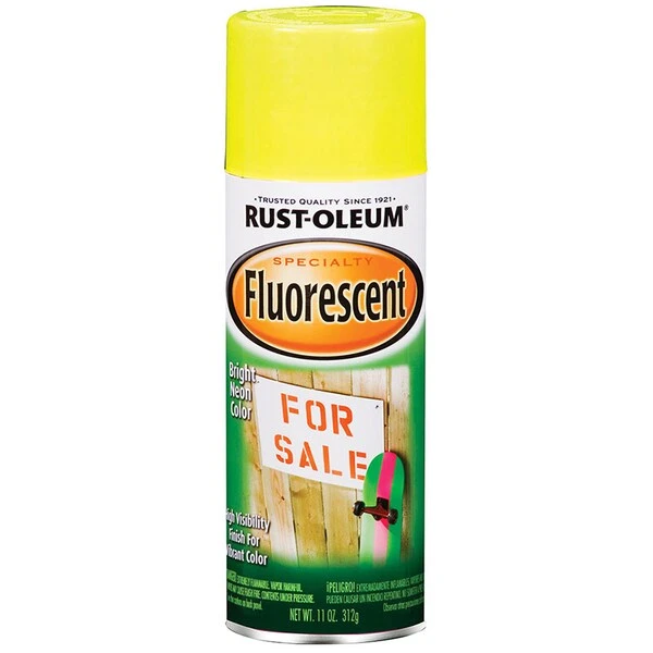 Rust-Oleum 11 Oz Yellow Specialty Fluorescent Spray