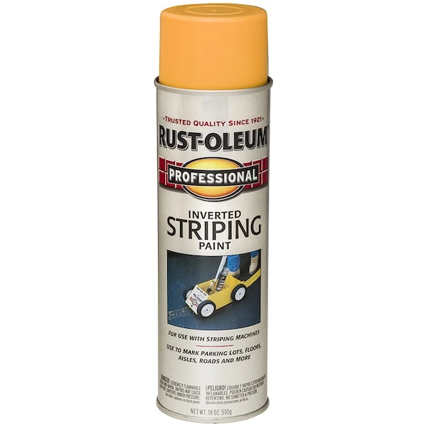 Rust-Oleum 18 Oz Yellow Professional Traffic Striping Spray Paint