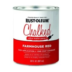 Rust-Oleum Chalk Paint Farm Red 1Qt