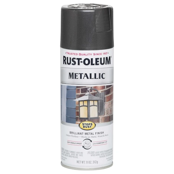 Rust-Oleum Charcoal, Metallic, 11 Oz