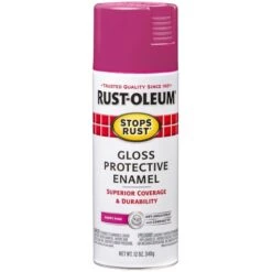 Rust-Oleum Poppy Pink, Gloss, 12 Oz