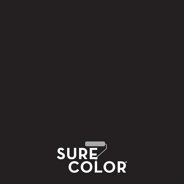 Rust-Oleum Sure Color Interior Wall Paint And Primer, Flat Black, 1 Gal - Image 3