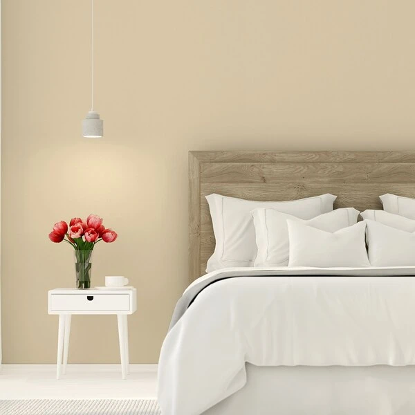 Rust-Oleum Sure Color Interior Wall Paint And Primer, Eggshell Soft Beige, 1 Gal - Image 4