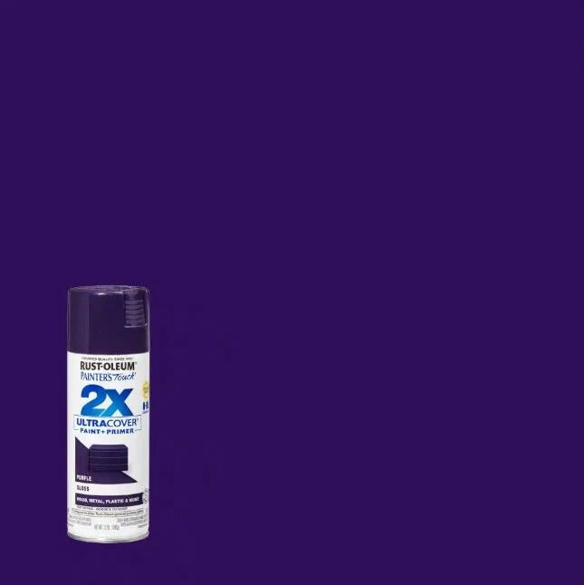 Rust-Oleum 12-Ounce Gloss Purple 2X Ultra Cover Paint And Primer Spray Paint