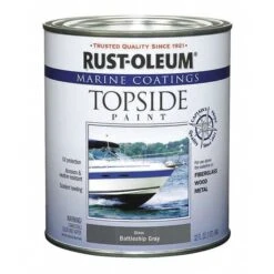 Rust-Oleum Topside Paint, Battleship Gray, Alkyd