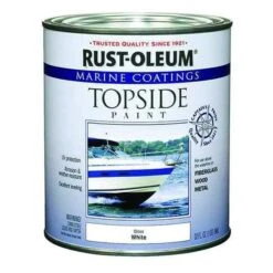 Rust-Oleum Topside Paint, White, Alkyd