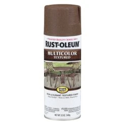 Rust-Oleum Textured Spray Paint, Autumn Brown, Textured, 12 Oz