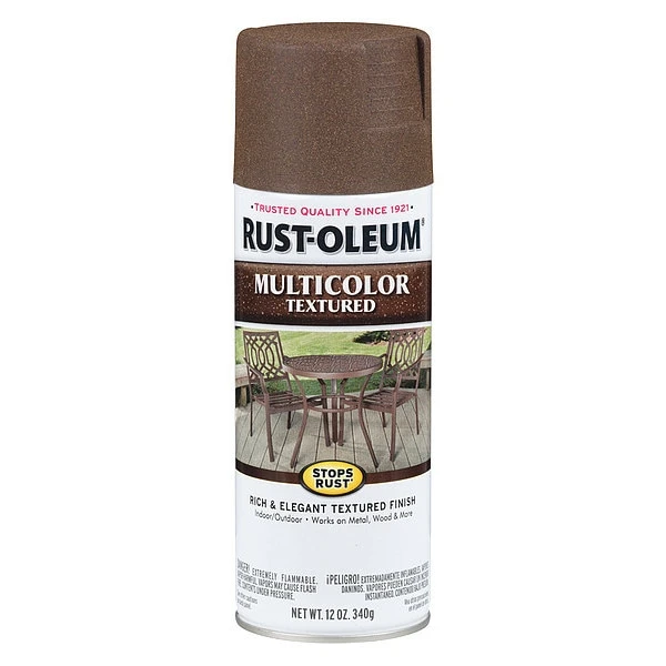 Rust-Oleum Textured Spray Paint, Autumn Brown, Textured, 12 Oz