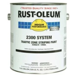 Rust-Oleum Traffic Zone Striping Paint, 1 Gal., Traffic Red, Water -Based