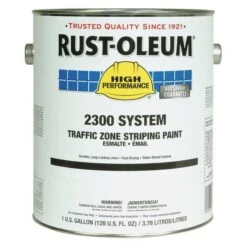 Rust-Oleum Traffic Zone Striping Paint, 1 Gal., Traffic Black, Water -Based