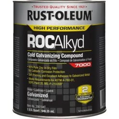 Rust-Oleum 1 Qt. Gray Solvent Galvanizing Compound