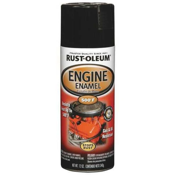 Rust-Oleum 12 Oz. Gloss Black Engine Enamel