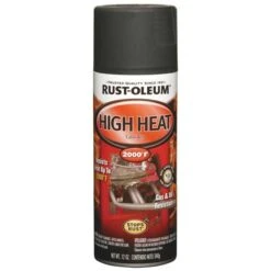 Rust-Oleum 12 Oz. Flat Black Engine Enamel