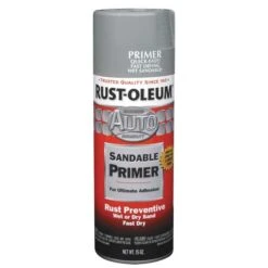 Rust-Oleum Automotive Primer, Light Gray, 12 Oz.