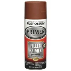 Rust-Oleum Automotive Filler Primer, Red, 11 Oz.