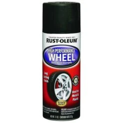 Rust-Oleum 11 Oz. High Performance Matte Black Wheel Spray Paint