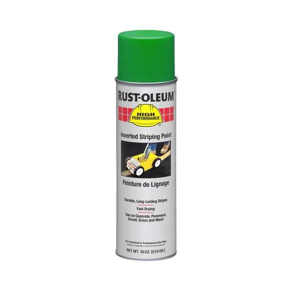 Rust-Oleum Inverted Striping Paint, Aerosol, Green